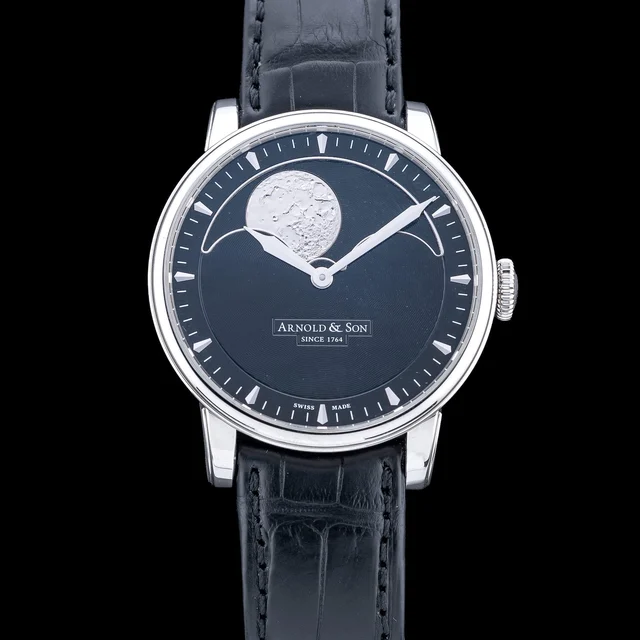 Arnold & Son Perpetual Moon Stainless Steel 1GLAS.B01A.C122S 210009N43716 kol saati