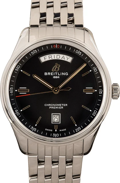 Breitling Premier Automatic Day & Date 40 Stainless Steel A45340241B1A1 kol saati