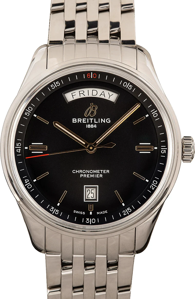 Breitling Premier Automatic Day & Date 40 Stainless Steel A45340241B1A1 40 mm kol saati