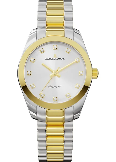 Jacques Lemans Diamond Watches D-10C kol saati