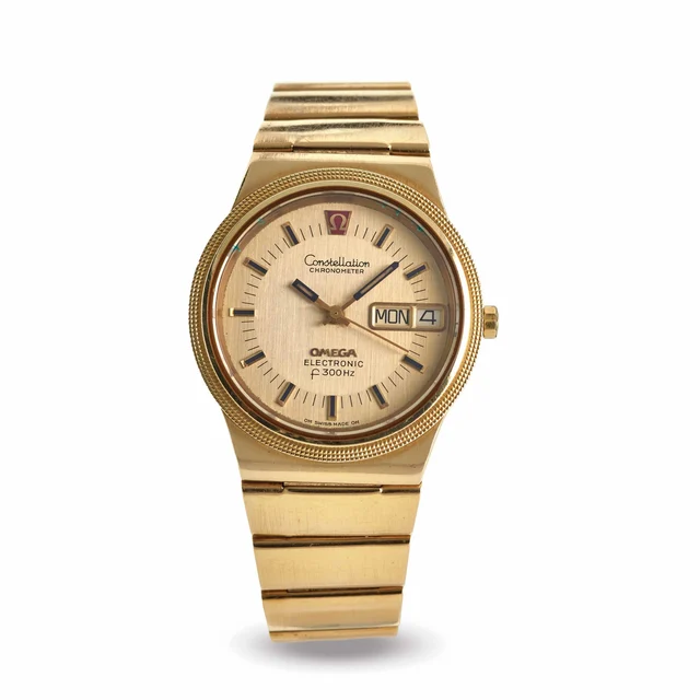 OMEGA OMEGA, REF. 197.7.264, CONSTELLATION, 18K YELLOW GOLD kol saati