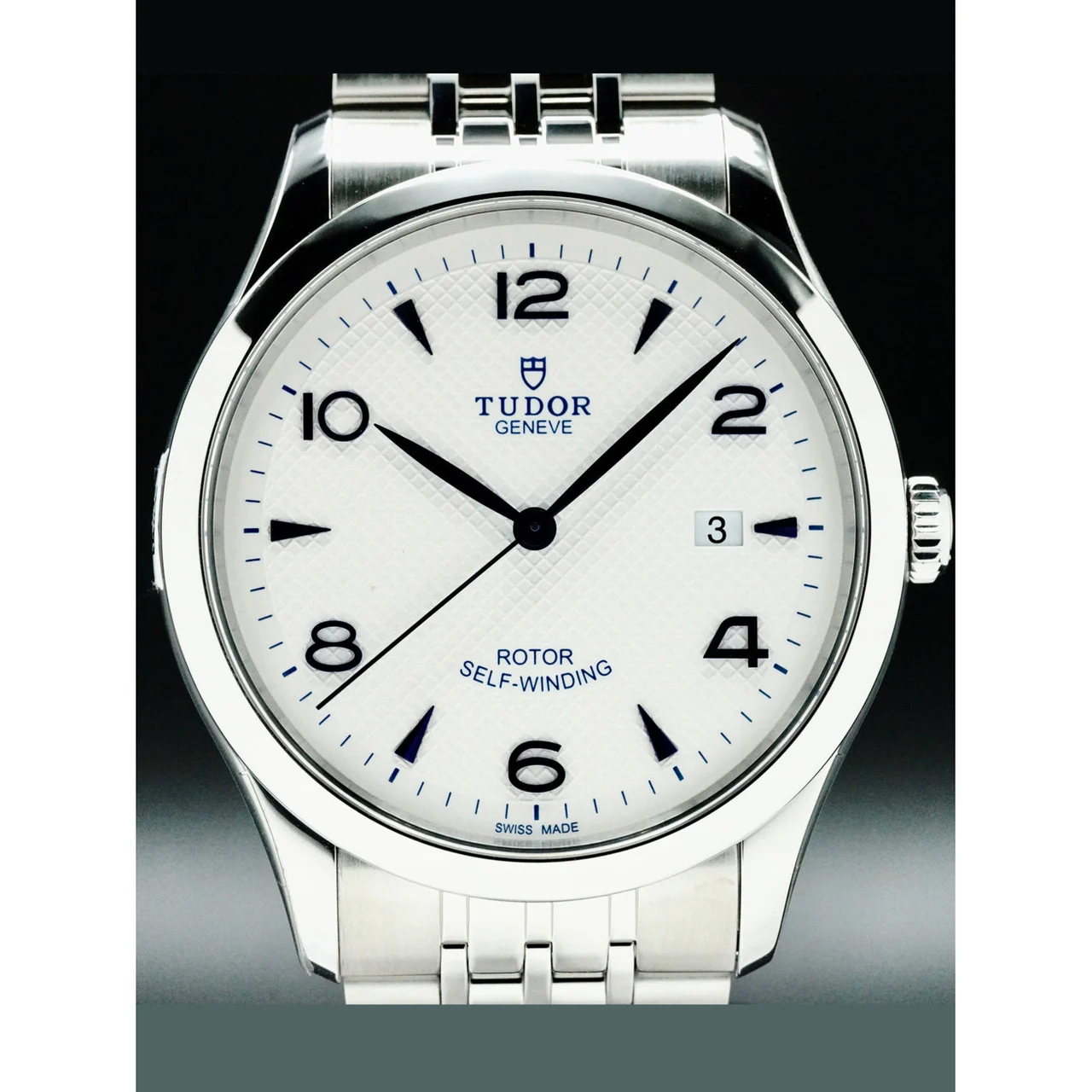Tudor Royal Steel Case Opaline and Blue Dial 210000058500 41 mm kol saati
