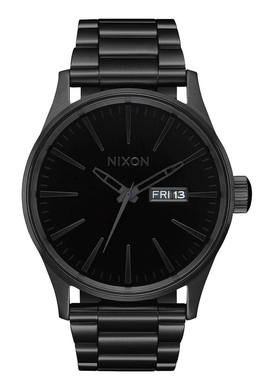 Nixon US Sentry Stainless Steel - All Black / Black A356-1147-00 42 mm kol saati