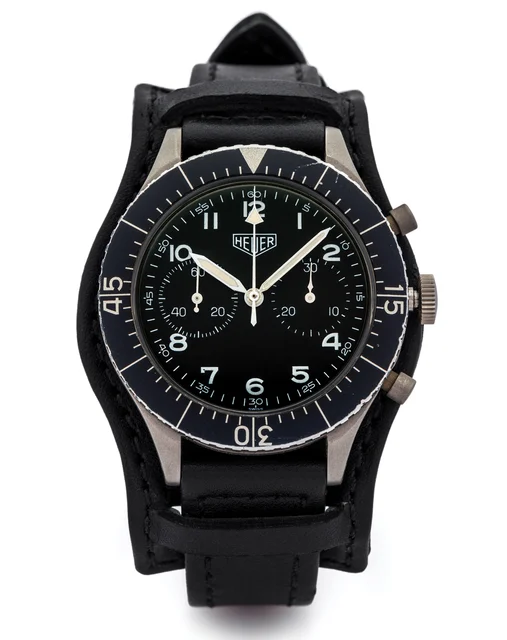 Heuer HEUER REF. 1550SG BUNDESWEHR STEEL kol saati