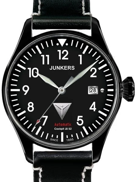 Junkers Cockpit JU52 Series 21-Jewel Automatic Watch #6152-2 40 mm kol saati