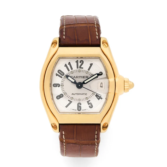 Cartier CARTIER REF. 2524 ROADSTER "EMERSON FITTIPALDI" YELLOW GOLD kol saati