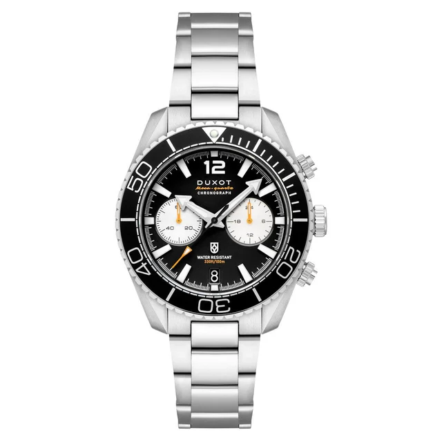 Duxot Tiburon Meca-Quartz Chronograph in Eclipse Black #DX-2062-33 kol saati