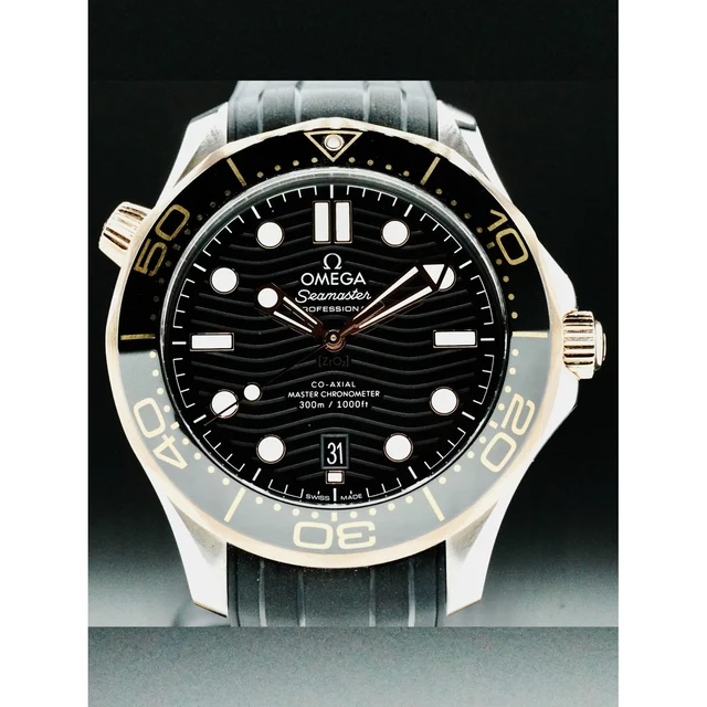 OMEGA Seamaster Diver 300M Co-Axial Master Chronometer Sedna Gold 210000044790 kol saati