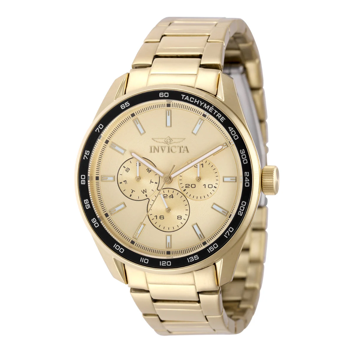Invicta Specialty Briar Watch - 42mm. Gold (49956) 42 mm kol saati