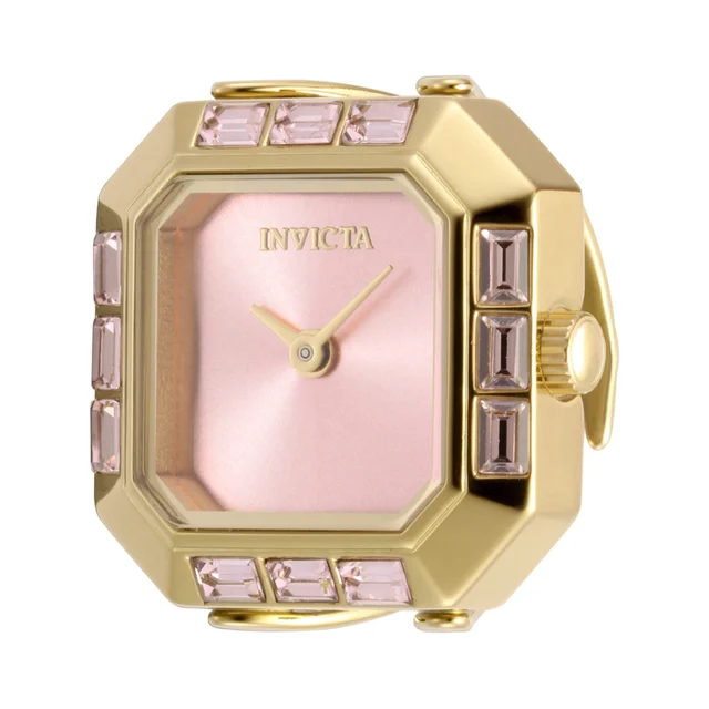 Invicta Mini Angel Ring Watch - 21.5mm. Gold (49586) kol saati