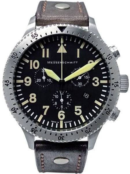 Messerschmitt Aviator Chronograph Watch #ME-5030VINTAGE kol saati