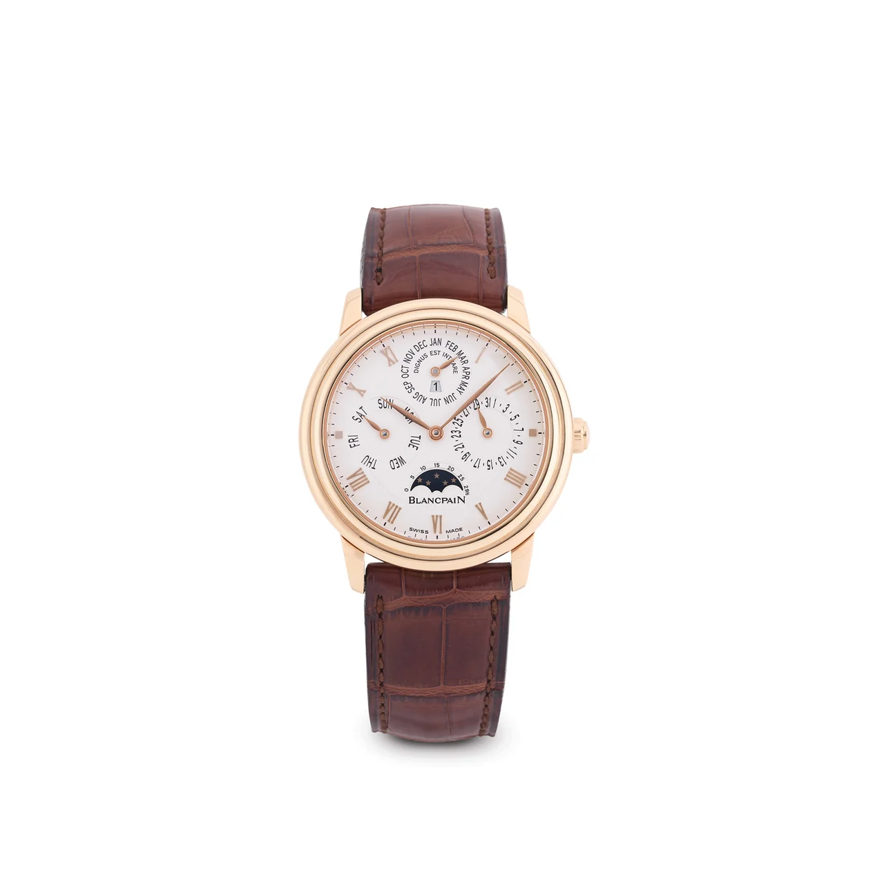 Blancpain BLANCPAIN, REF. 6056, VILLERET, PERPETUAL CALENDAR, 18K PINK GOLD kol saati