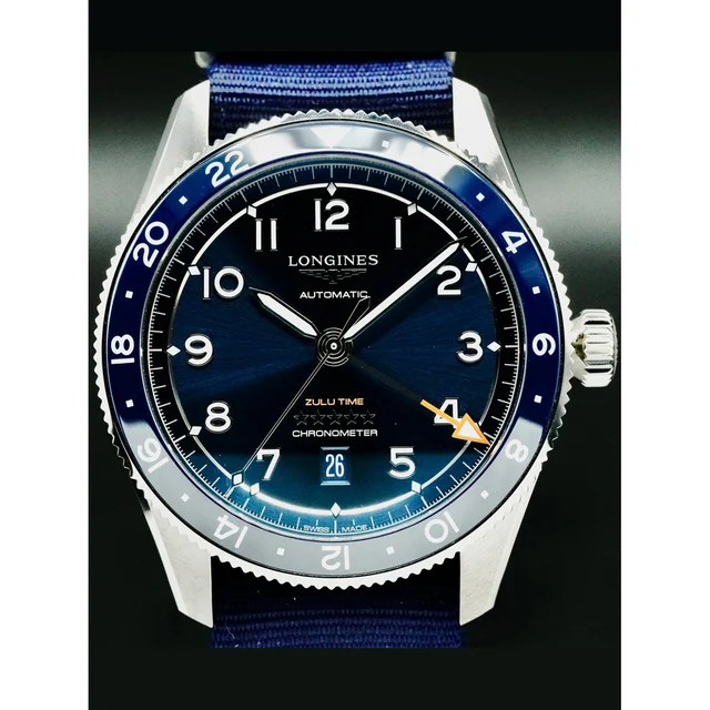 Longines Spirit Zulu Time Blue Dial 210000056728 kol saati