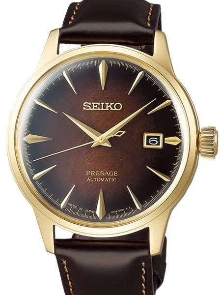 Seiko Presage "Cocktail Time" Limited Edition Automatic Dress Watch with 40mm Case #SRPD36 40 mm kol saati