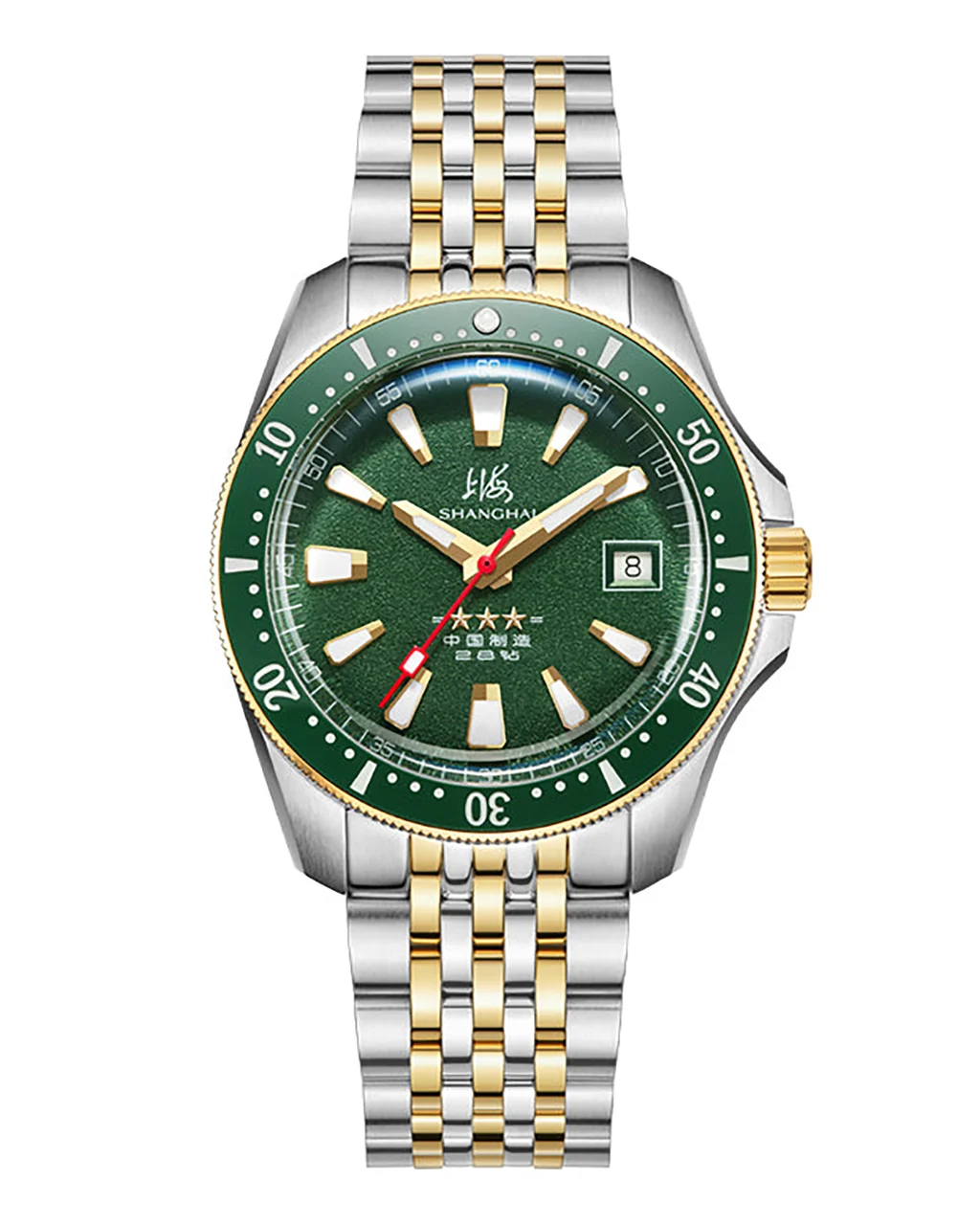 Shanghai Watch SW.Commander.Green S5200180604608 39 mm kol saati