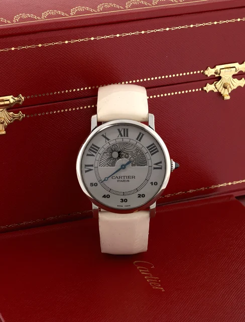 Cartier CARTIER, REF. 2873, NIGHT AND DAY, WHITE GOLD kol saati