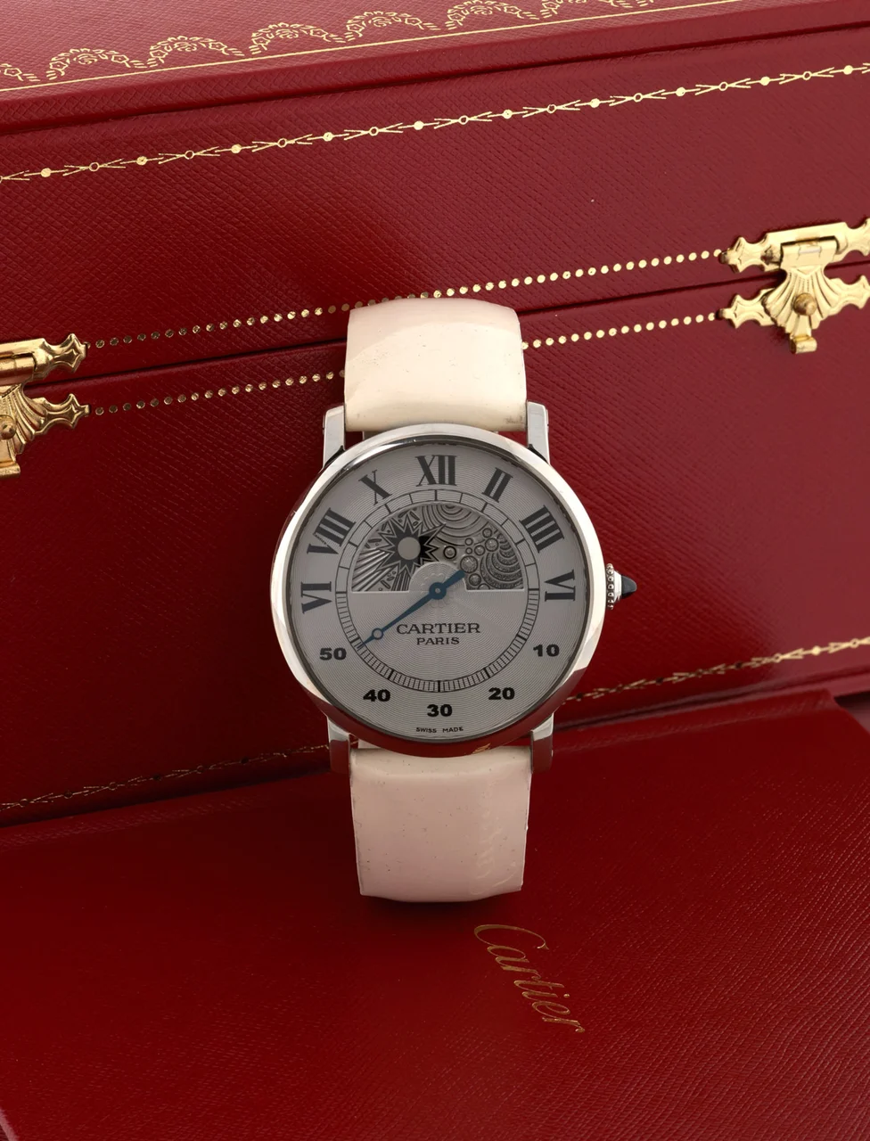 Cartier CARTIER, REF. 2873, NIGHT AND DAY, WHITE GOLD kol saati