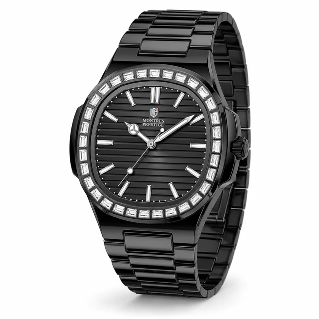 Montres Prestige Watch - 40mm, Black (MPW-0361) kol saati