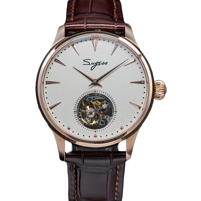 Sugess Tourbillon Master SU8000GG Rose Gold Case tourbillon-master-su8000gg kol saati