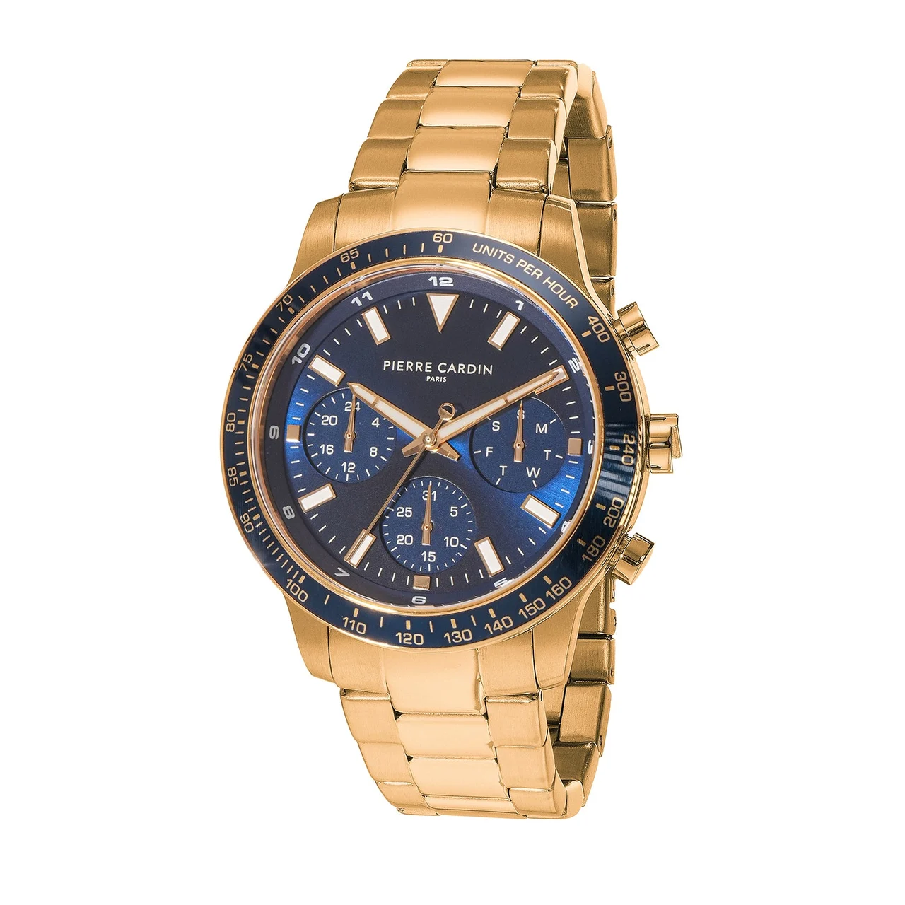 Velocity Mulitdrive Gold with Gold Metal Strap CF.1027.MG 41 mm kol saati