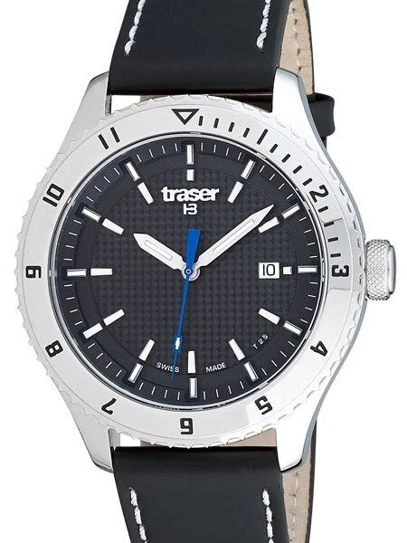Traser Master Swiss Automatic Prestige Watch with Sapphire Crystal #105881 46 mm kol saati