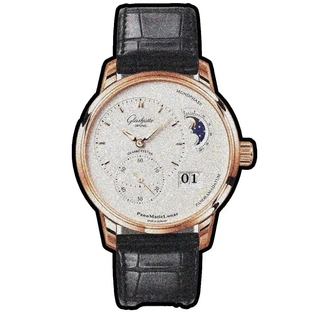 Glashutte Original Glashütte Original 47525 40 mm kol saati
