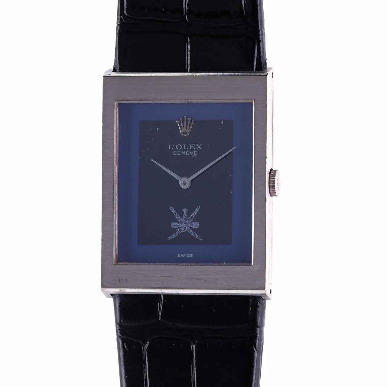 Rolex ROLEX, REF. 4027, MIRROR, KHANJAR, NATIONAL SYMBOL OF OMAN, 18K WHITE GOLD kol saati