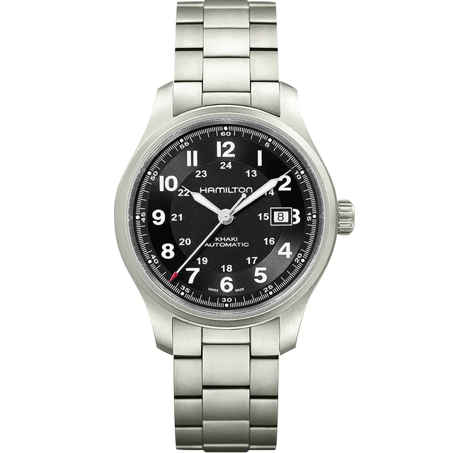 Hamilton Khaki Field Khaki Titanium Auto H70525133 kol saati