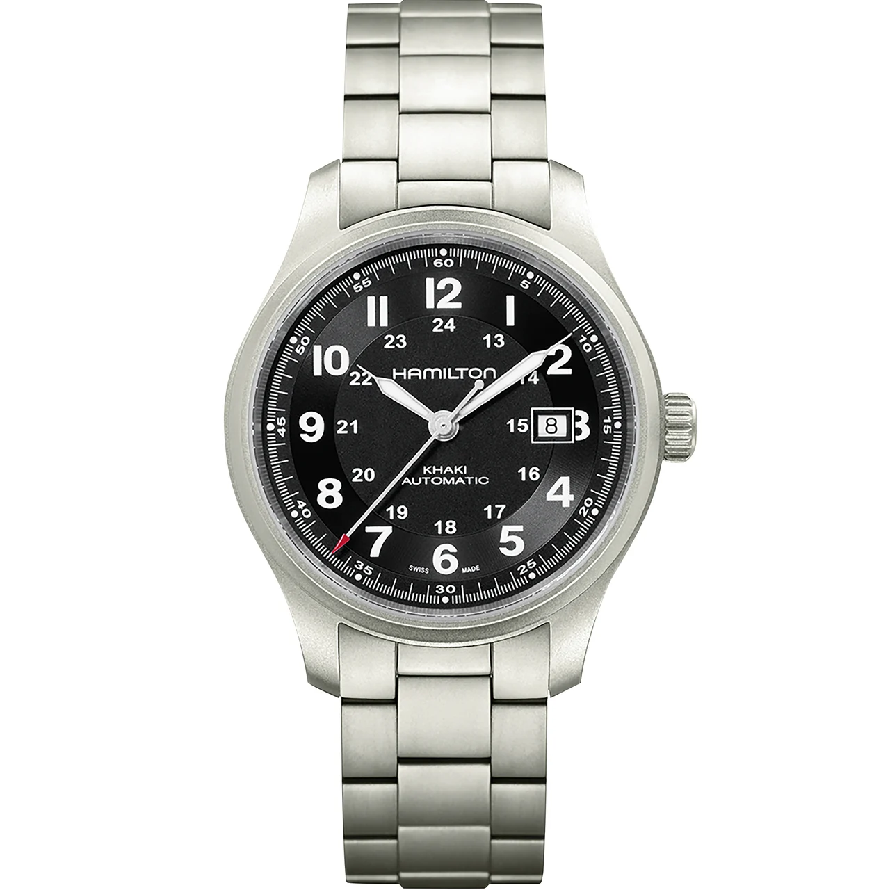 Hamilton Khaki Field Khaki Titanium Auto H70525133 42 mm kol saati