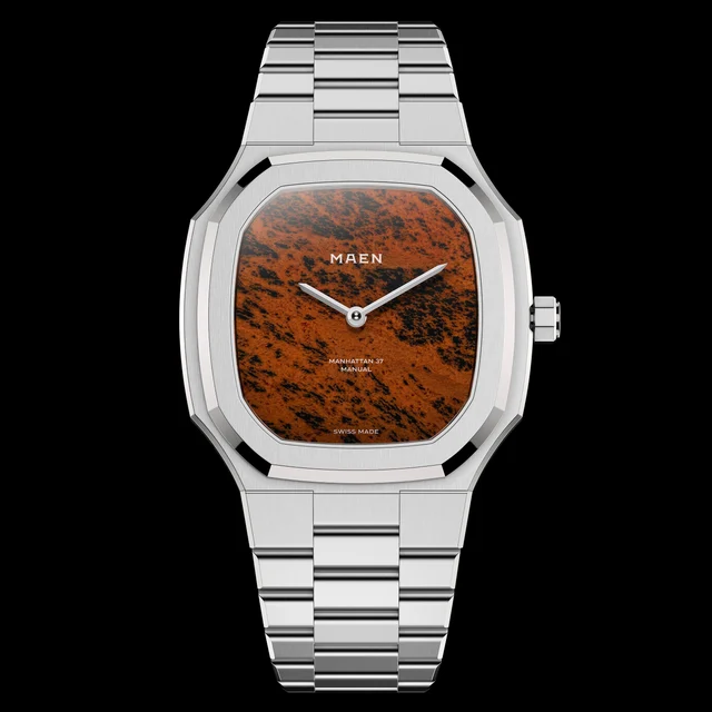MAEN Watches Manhattan 37 Ultra Thin - Golden Swan M2.2.6 kol saati