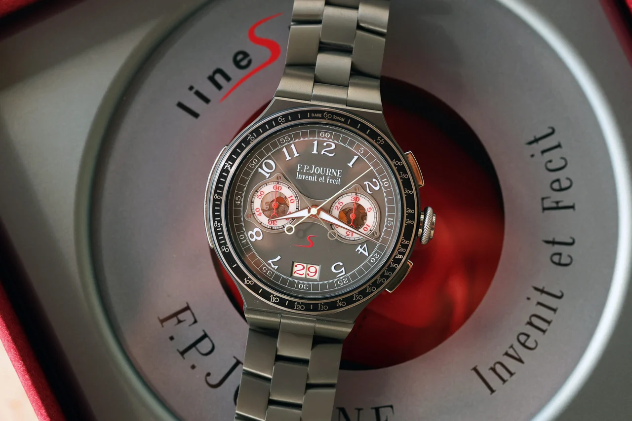 F.P. Journe lineSport Chronographe Rattrapante ref. CMS Tita 44 mm kol saati