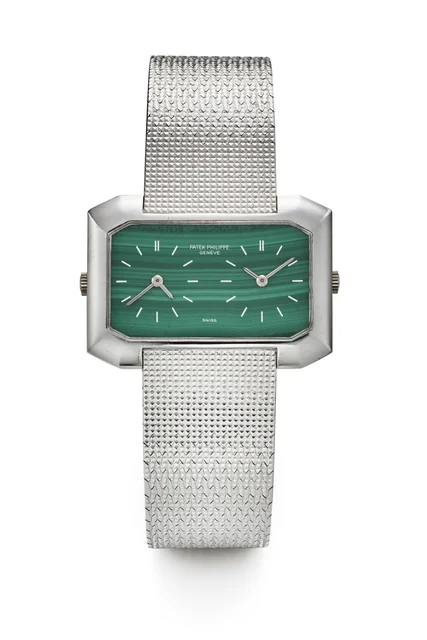 Patek Philippe PATEK PHILIPPE REF. 4404-5, TWO-TIME ZONE WITH TWO MOVEMENTS AND MALACHITE