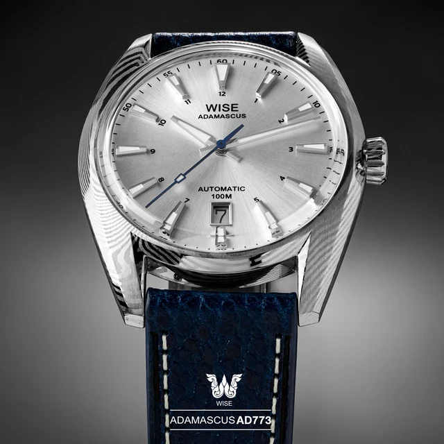 WISE ADAMASCUS AD773 Damascus Stainless steel kol saati
