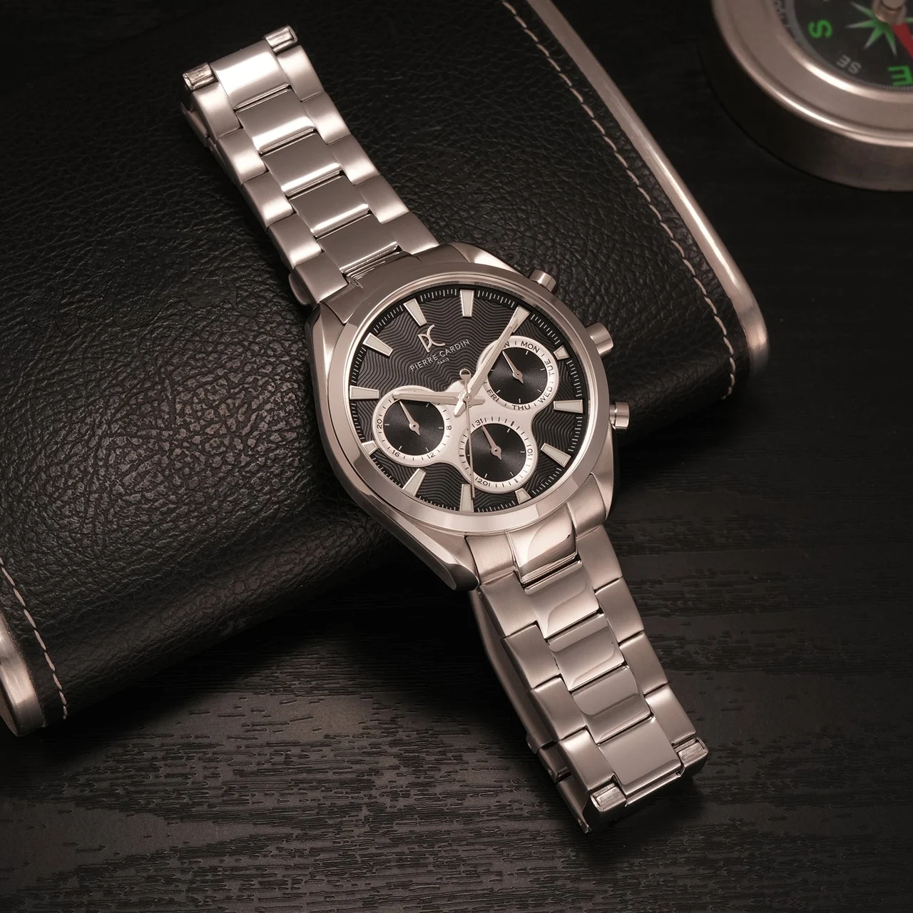 Imperium Astra Stainless Steel Silver with Stainless Steel Silver Strap CF.1028.MS 40 mm kol saati