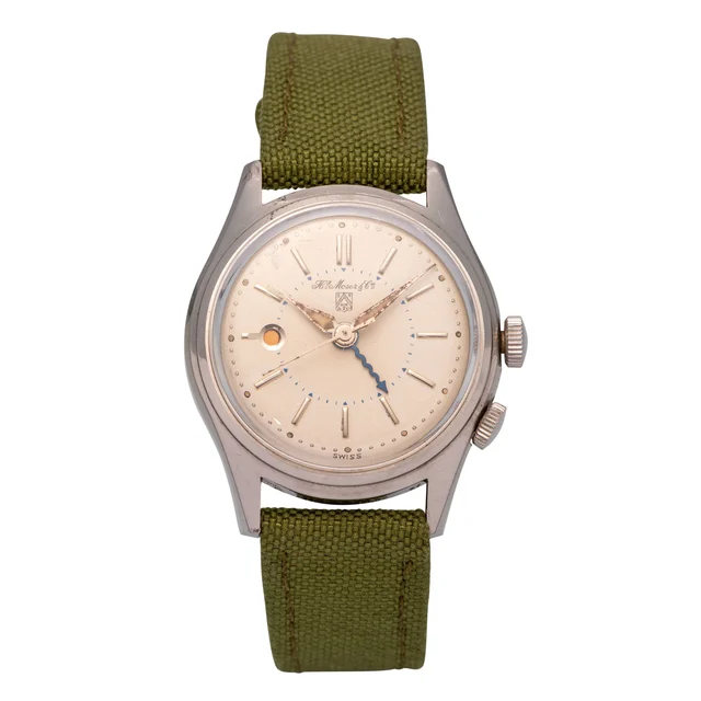 Moser Manual Winding, Stainless Steel, Alarm Function Watch 1619029 kol saati