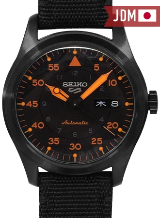 Seiko 5 Japan Seiko 5 Sports “Street Style” Flieger Black Ref. SBSA143 SBSA143/SKO kol saa