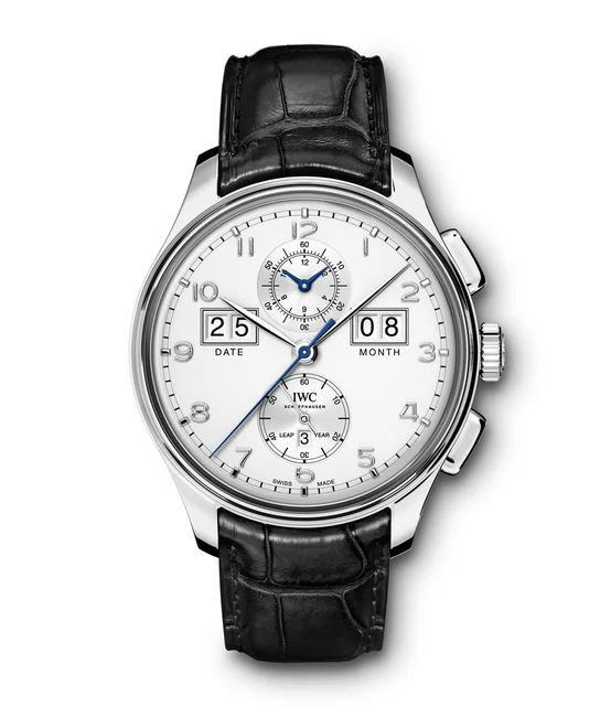 IWC Portugieser Perpetual Calendar Digital Date Month IW397201 kol saati