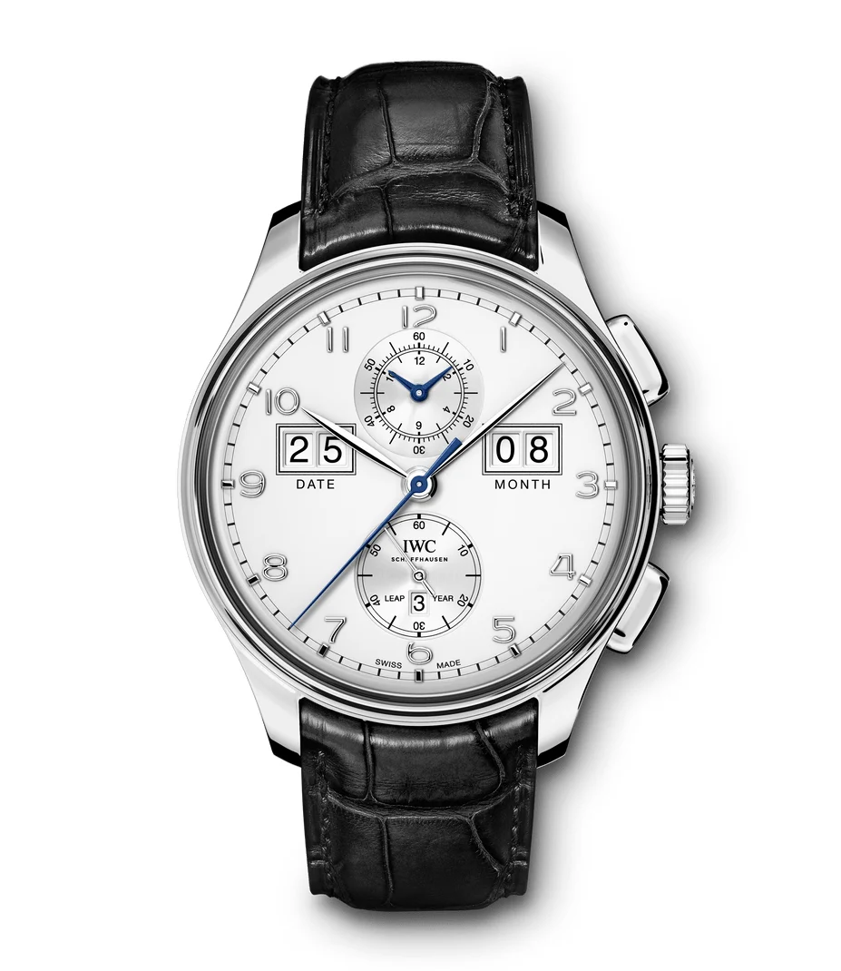 IWC Portugieser Perpetual Calendar Digital Date Month IW397201 45 mm kol saati