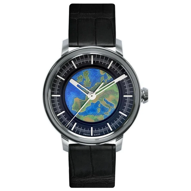 Lundis Bleus Europe Black 1120.MA.CL.EU.NR kol saati