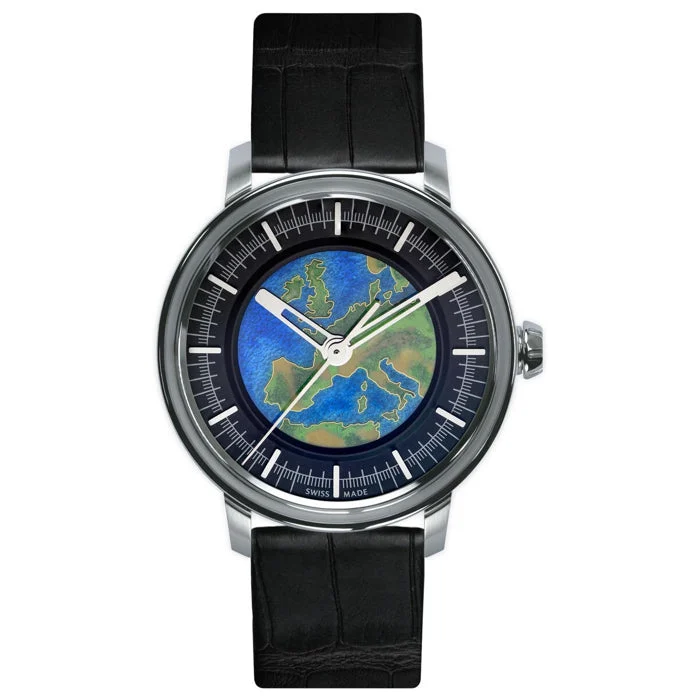 Lundis Bleus Europe Black 1120.MA.CL.EU.NR kol saati