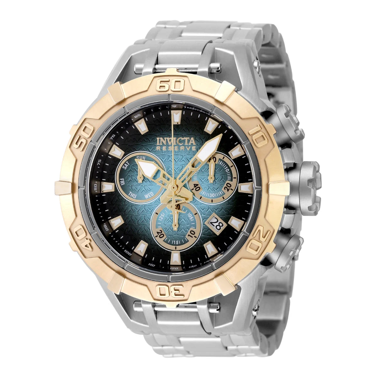 Invicta Reserve Swiss Ronda Z60 Caliber Watch - 54mm, Steel (47852) kol saati