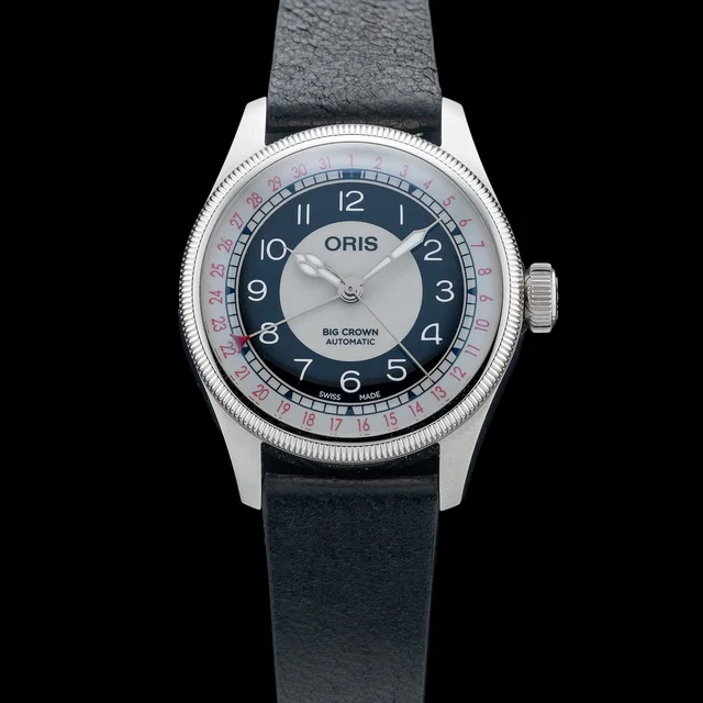 Oris Big Crown Pointer Date "Bullseye" 210009N41888 kol saati