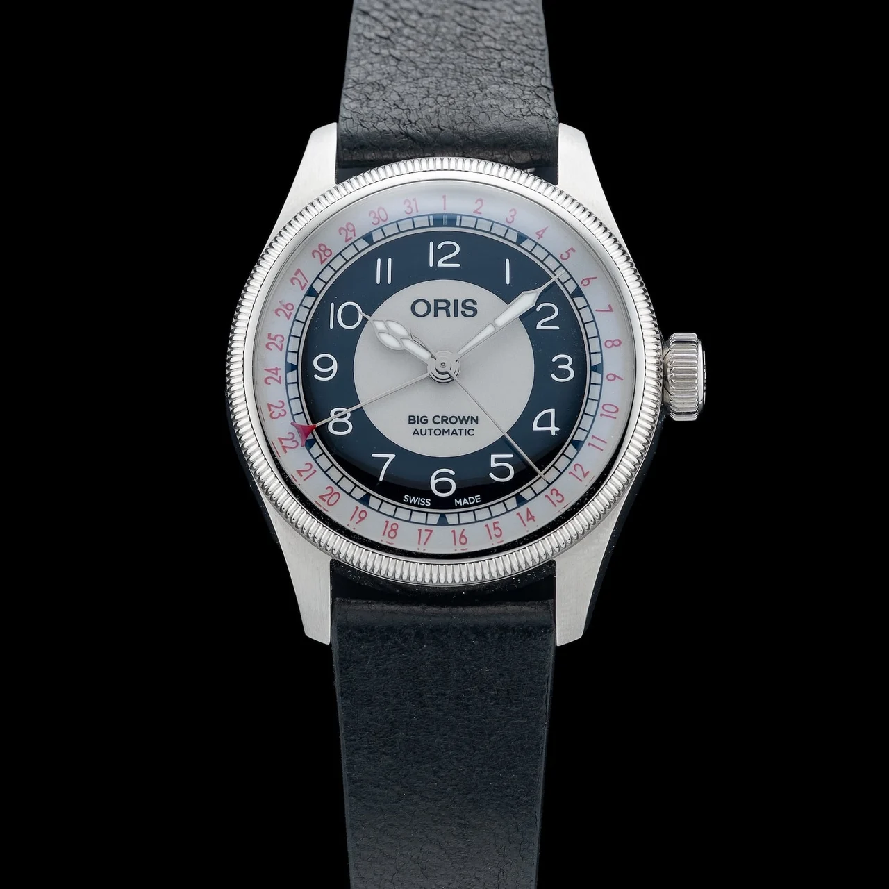 Oris Big Crown Pointer Date "Bullseye" 210009N41888 38 mm kol saati