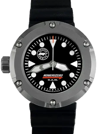 Gruppo Ardito NumeroZero Black NMRZEROBLK/GA 44 mm kol saati