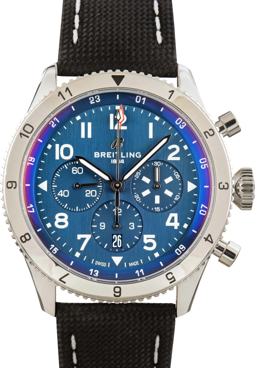 Breitling Super AVI B04 Chronograph GMT 46 Tribute to Vought F4U Corsair AB04451A1C1X1 46 mm kol saati