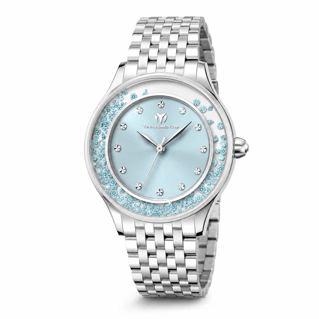 Technomarine Brillantezza Del Mare Watch - 34mm, Steel (TM-9026007) kol saati