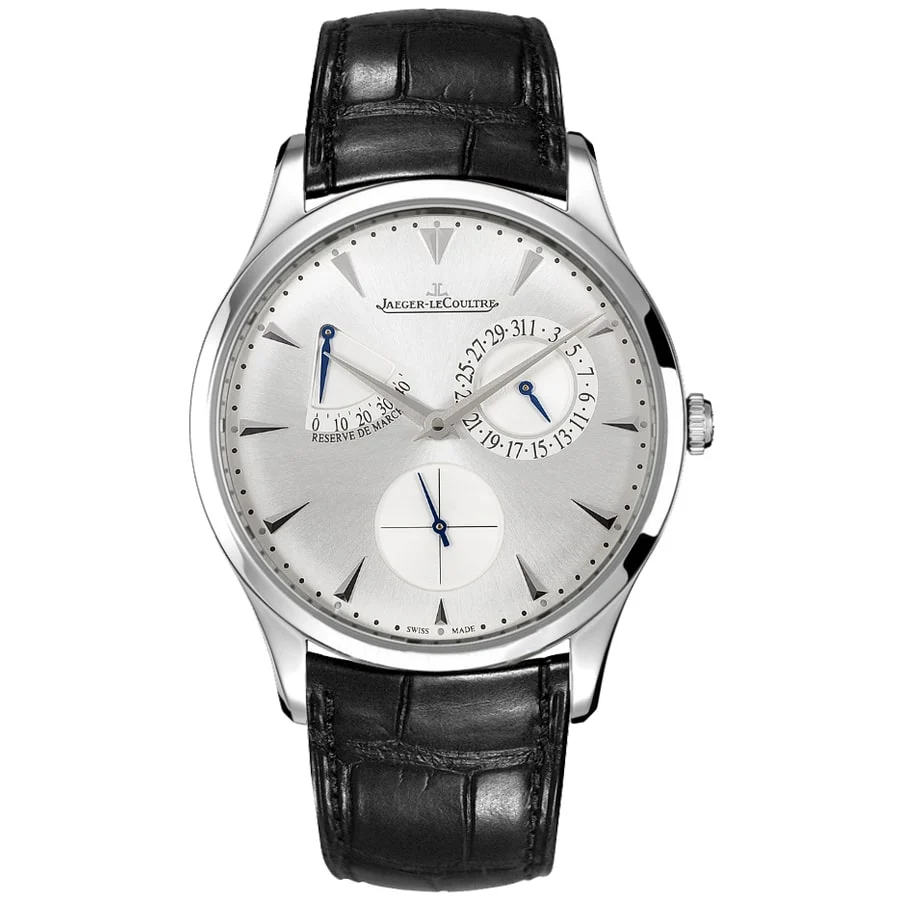 Jaeger-Lecoultre Master Ultra Thin Réserve de Marche Silver 39 mm kol saati