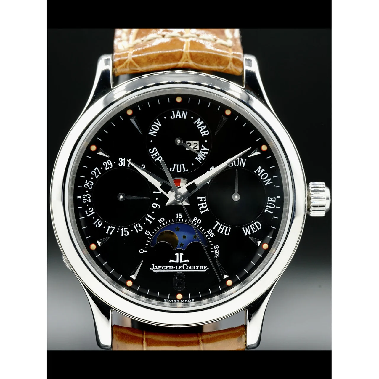 Jaeger-Lecoultre Master Perpetual Calendar Moon Phase 149.84.7A 210000028944 37 mm kol saati