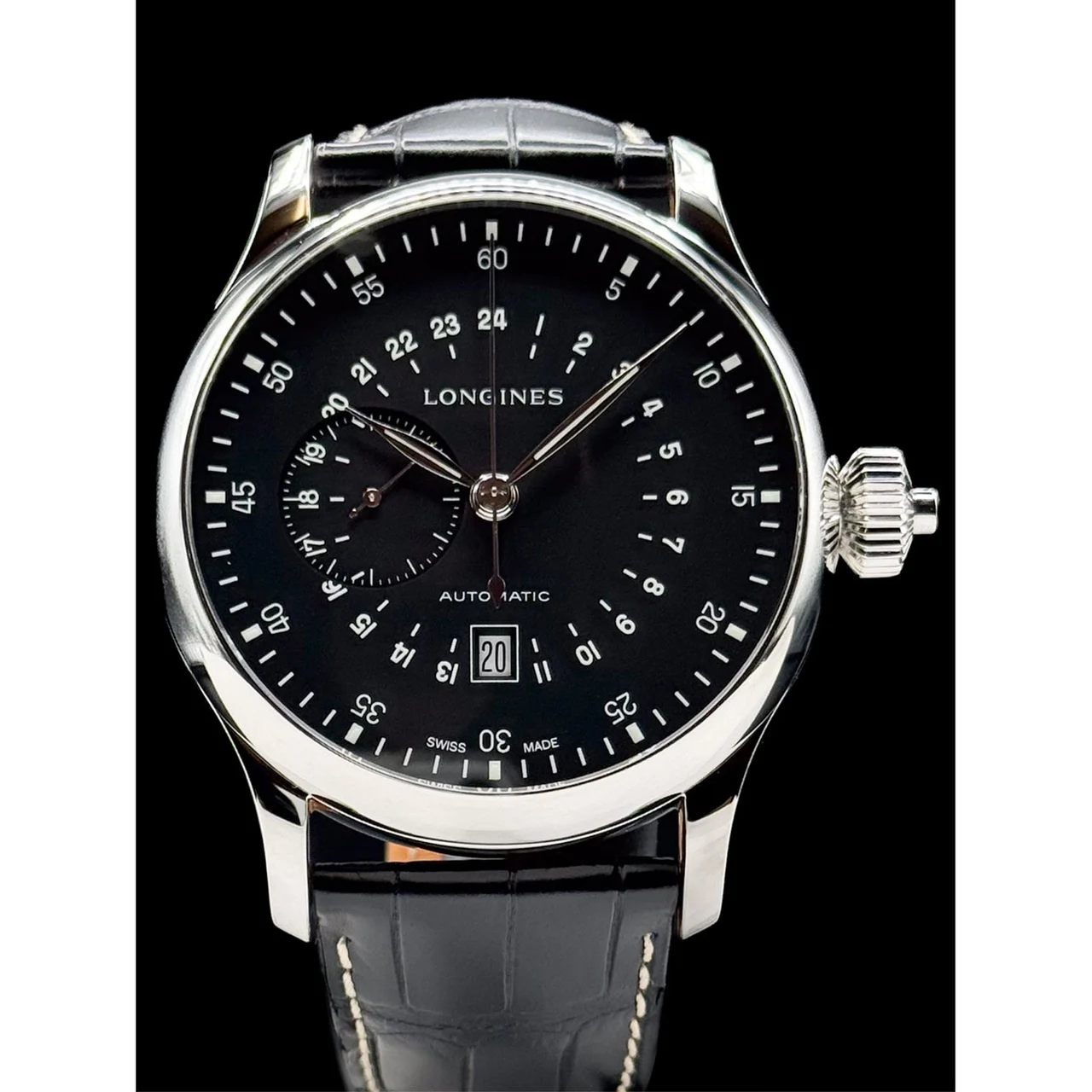 Longines Twenty-Four Hours Heritage Avigation Automatic 210000078145 47.5 mm kol saati