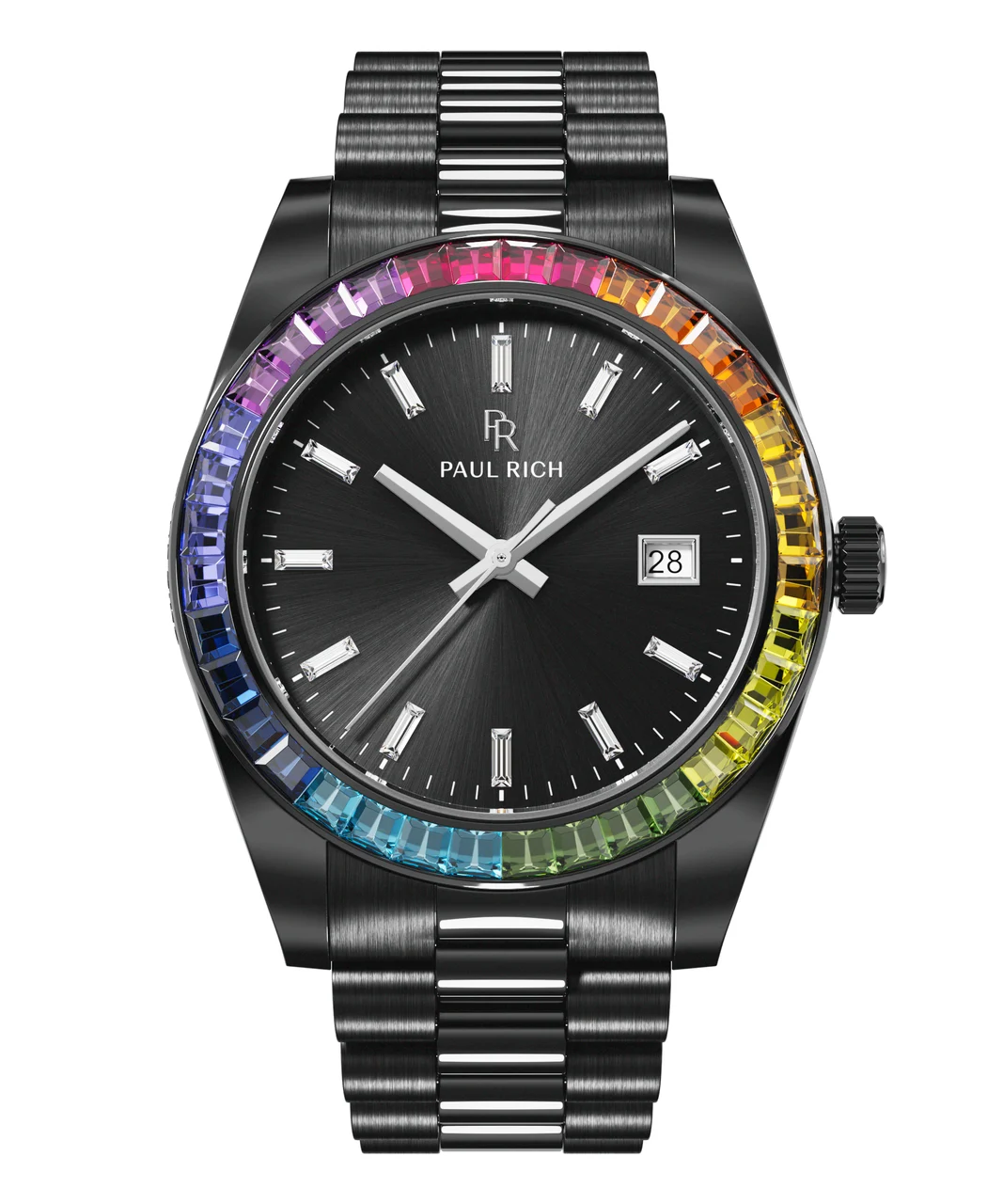 Paul Rich Legacy RainbowPR179G - Black 40 mm kol saati